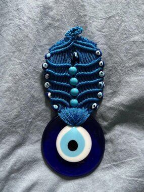 Glass Evil Eve Wall Hanging from Greece